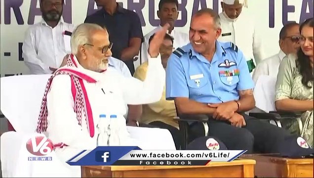 Indian Air Force Conducts Suryakiran Airshow In Puri | V6 News