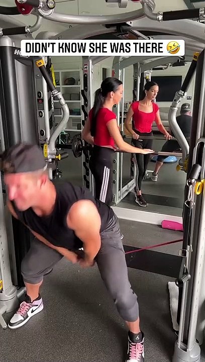 Gym workout video