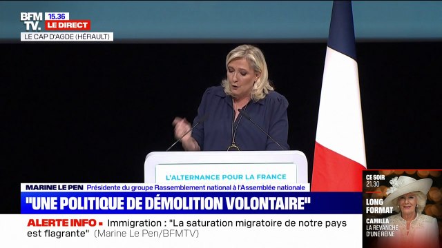 Marine Le Pen: Si je quitte la présidence du RN, je ne renonce pas au combat politique