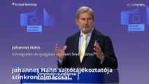 Johannes Hahn sajtótájékoztatója Magyarországról vágatlanul