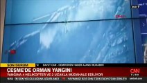 İzmir ve Tokat'ta orman yangınları