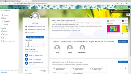 Modifier la photo de profil Office 365 en utilisant DELVE