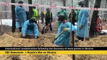 Ukraine says some bodies recovered at newly discovered mass burial site show signs of torture