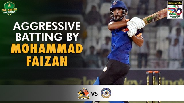 Aggressive Batting By Mohammad Faizan | Central Punjab vs Sindh | Match 32 | National T20 2022 | PCB | MS2T