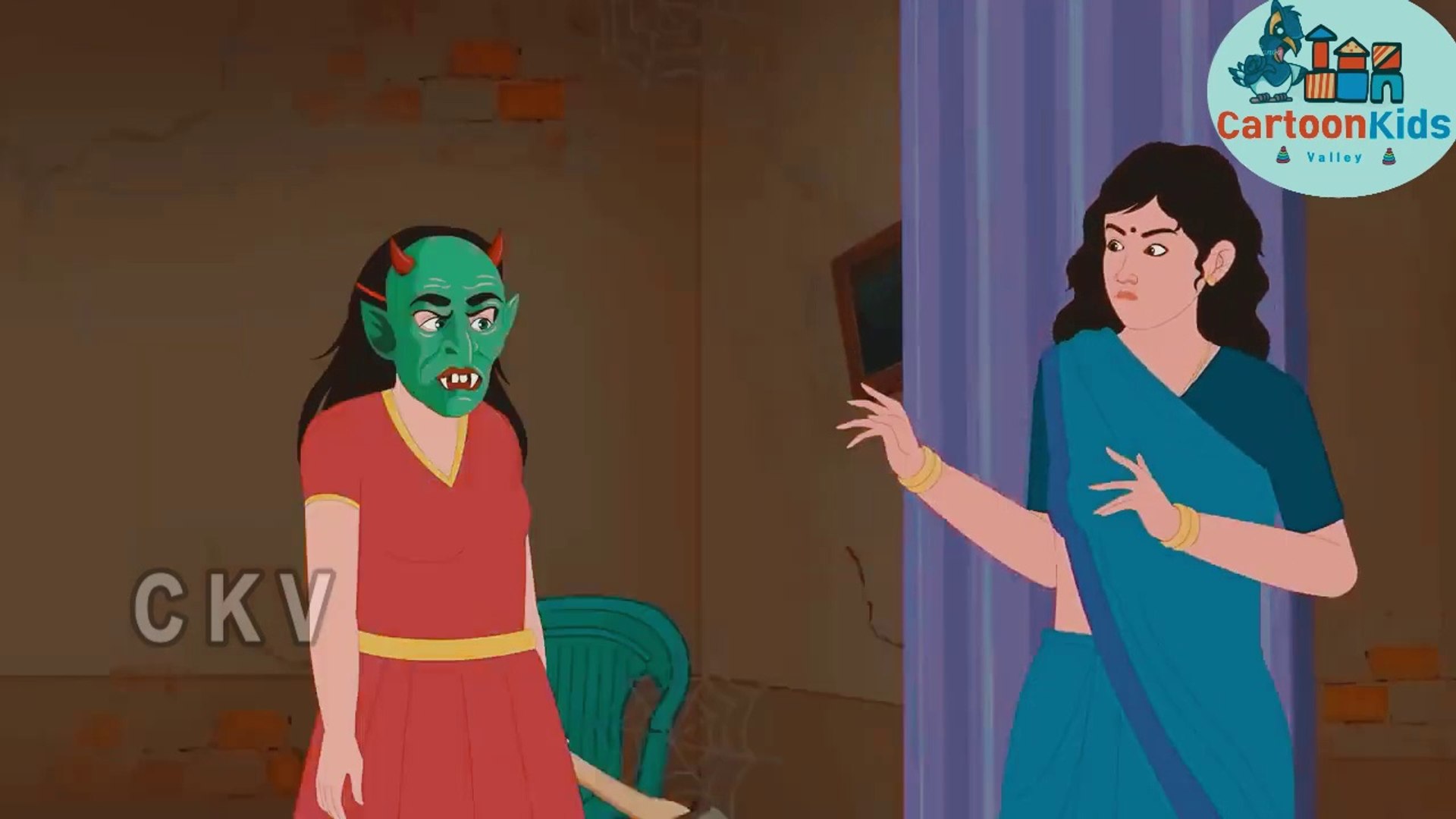 Dyan or mask ki khoofnak kahani- Cartoon Kids Valley # New Stories - video  Dailymotion