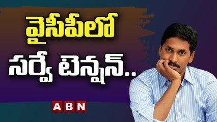 వైసీపీలో సర్వే టెన్షన్.. పడిపోయిన జగన్ గ్రాఫ్ ? || ABN Telugu