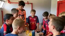 JOIE DES U13 APRÈS LEUR VICTOIRE 4-0 CONTRE NONTRON ST PARDOUX