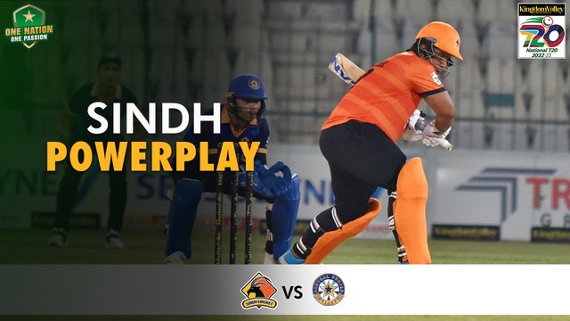 2nd Innings Powerplay | Sindh vs Central Punjab | Match 32 | National T20 2022 | PCB | MS2T