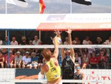 İzmir spor haberi... 19 Yaş Altı Dünya Plaj Voleybolu Şampiyonası İzmir'de tamamlandı
