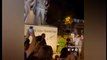 İranlılar Atatürk heykeli önünde rejimi protesto etti