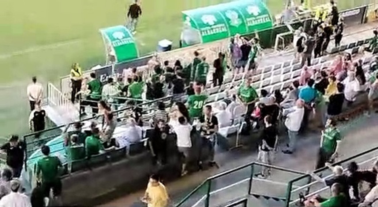 La afición del CD Toledo explota y protesta por el resultados del equipo en los dos primeros partidos de liga