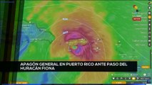 teleSUR Noticias 16:30 18-09: Apagón general en Puerto Rico por paso del huracán Fiona
