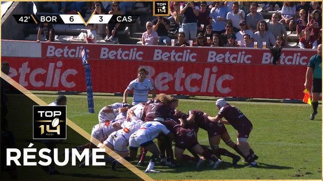 TOP 14 - Résumé Union Bordeaux-Bègles-Castres Olympique: 33-12 - J3 - 2022-2023