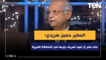 السفير حسين هريدي: على مصر أن تعيد تعريف دورها في المنطقة العربية