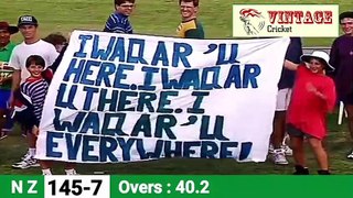 On This Day Waqar Gets A Brutual Hat-trick [ W W W ] against New Zealand