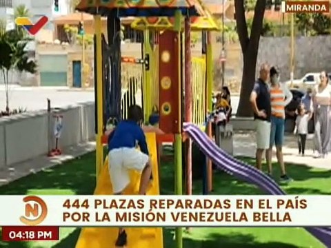 Misión Venezuela Bella ha recuperado 444 plazas en todo el país