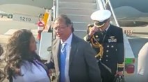 Así fue la llegada de Gustavo Petro a Nueva York para participar en la Asamblea General de la ONU
