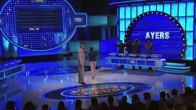 Fast Money with the Ayers family - Family Feud Steve Harvey