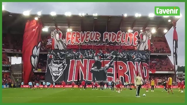 L’énorme tifo des Ultras du Standard à l’occasion de leurs 25 ans