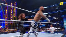 سامي زين ينفذ حركة فنية مذهلة ولكنه لم ينجح في إنهاء مباراة ريكوشي في SmackDown