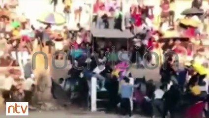 Entre 15 a 20 heridos  es el saldo de una corrida de toros de Yamparáez