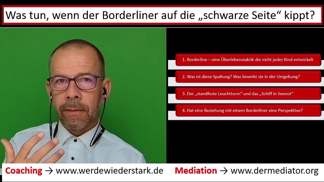 Was solltest Du tun, wenn der Borderliner auf die schwarze Seite kippt und ausrastet