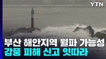 부산지역 강한 비바람...'난마돌' 오전 10시 최근접 / YTN