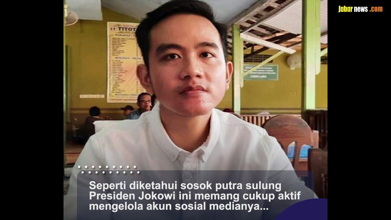 Disebut Warganet Tidak Pantas Jadi Wali Kota Solo, Gibran Rakabuming: Besok Saya Jadi Penjual Cilok Pak