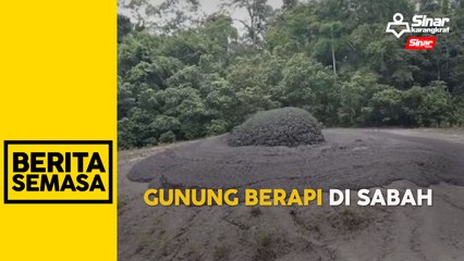 Gunung berapi lumpur meletus di Lahad Datu