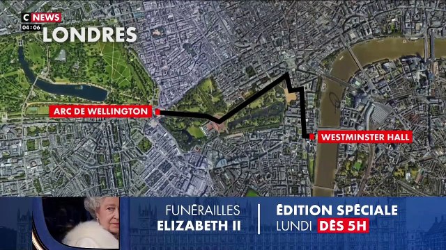 Obsèques de la Reine : Voici le déroulé précis de la cérémonie à partir de midi expliqué par CNews
