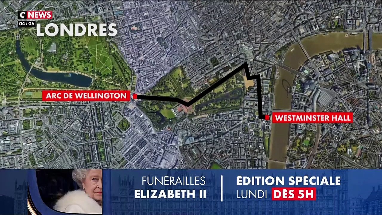 Obsèques de la Reine : Voici le déroulé précis de la cérémonie à partir de midi expliqué par CNews