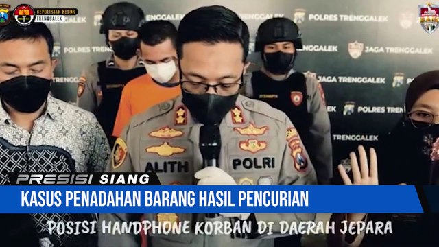 Penadahan Barang Hasil Kejahatan Pencurian HP Polres Trenggalek