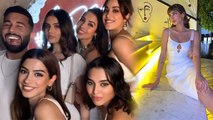 Janhvi Kapoor Khushi Kapoor Late Night Party Video, White Dress में Glamour का तड़का। *Entertainment