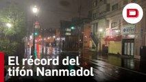 El tifón Nanmadol deja precipitaciones récord y estragos en el sur de Japón