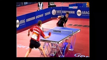 Скачать видео: European Table Tennis Championships 2009 Mens Final werner Schlager  vs Michael Maze