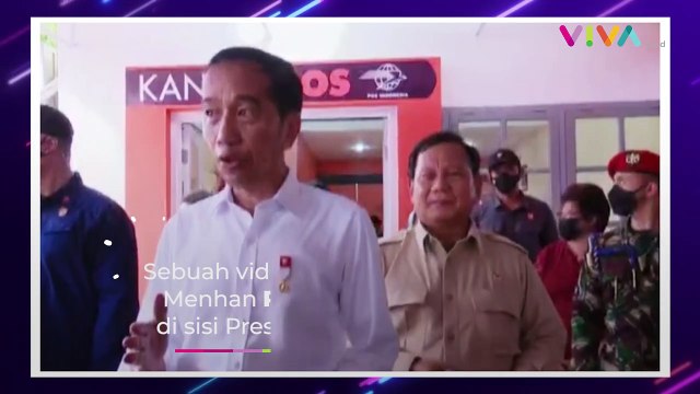 Prabowo Usap Keringat saat Dampingi Jokowi