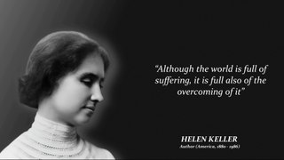Inspirational Quotes to Never Give Up by Helen Keller
