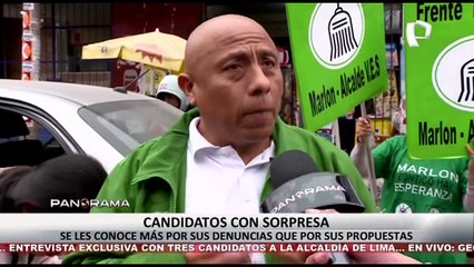 Candidatos con sorpresa: se les conoce más por sus denuncias que por sus propuestas
