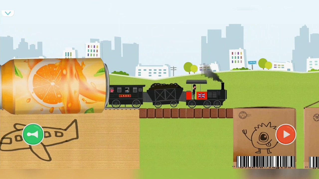 How to build Thomas the Train on Labo Brick Train Game for Kids ch#108 ...