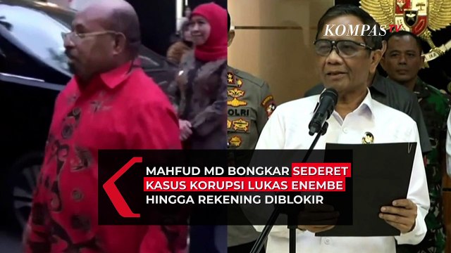 Mahfud MD Bongkar Sederet Kasus Korupsi Lukas Enembe Senilai Ratusan Miliar: Gratifikasi hingga PON
