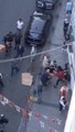 İstanbul'da yaşlı adamı döven şahsa dayak kamerada