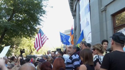 مظاهرات للمطالبة بخروج أرمينيا من منظمة معاهدة الأمن الجماعي