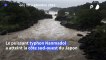 Japon : images d'une rivière et débris sur les routes après le typhon Nanmadol