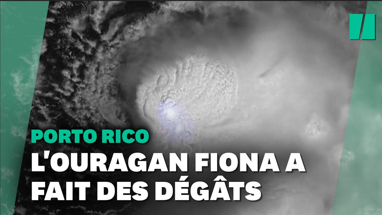 Les images impressionnantes de l'ouragan Fiona et ses dégâts "considérables" à Porto Rico