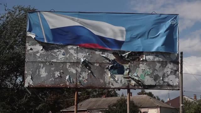 Ukrayna'nın İzyum şehri sakinleri zor şartlar altında hayata tutunmaya çalışıyor