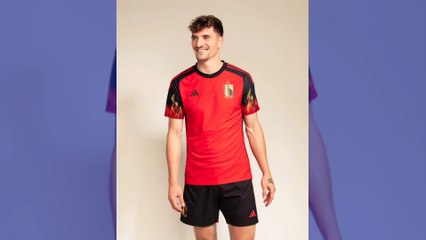 Voici le nouveau maillot à domicile pour les Diables Rouges et les Red Flames.
