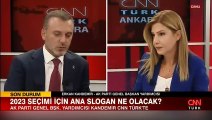 AK Parti Genel Başkan Yardımcısı Erkan Kandemir CNN TÜRK’te… ‘AK Parti yol haritasını 28 Ekim’de açıklayacak’