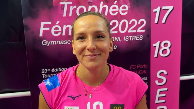 Interview maritima: Diane Picard passeuse d'Istres Provence Volley après le Trophée Femina