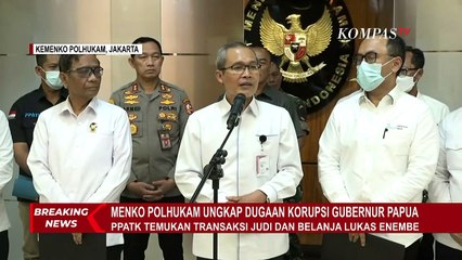 Télécharger la video: Sejak 2017, PPATK Punya 12 Analisis Transaksi Gubernur Papua Lukas Enembe