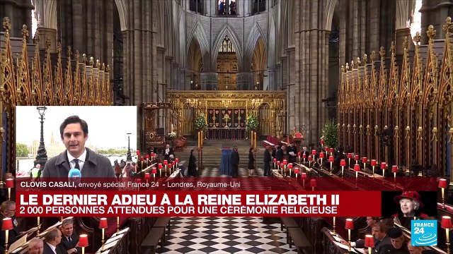 À Londres, 2 000 invités triés sur le volet assistent aux funérailles de la reine Elizabeth II